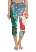 Santa Christmas Tree Yoga Capris