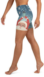 Christmas Tree Yoga Shorts