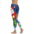 Santa Leggings - FiercePulse - Premium Workout Leggings - Yoga Pants