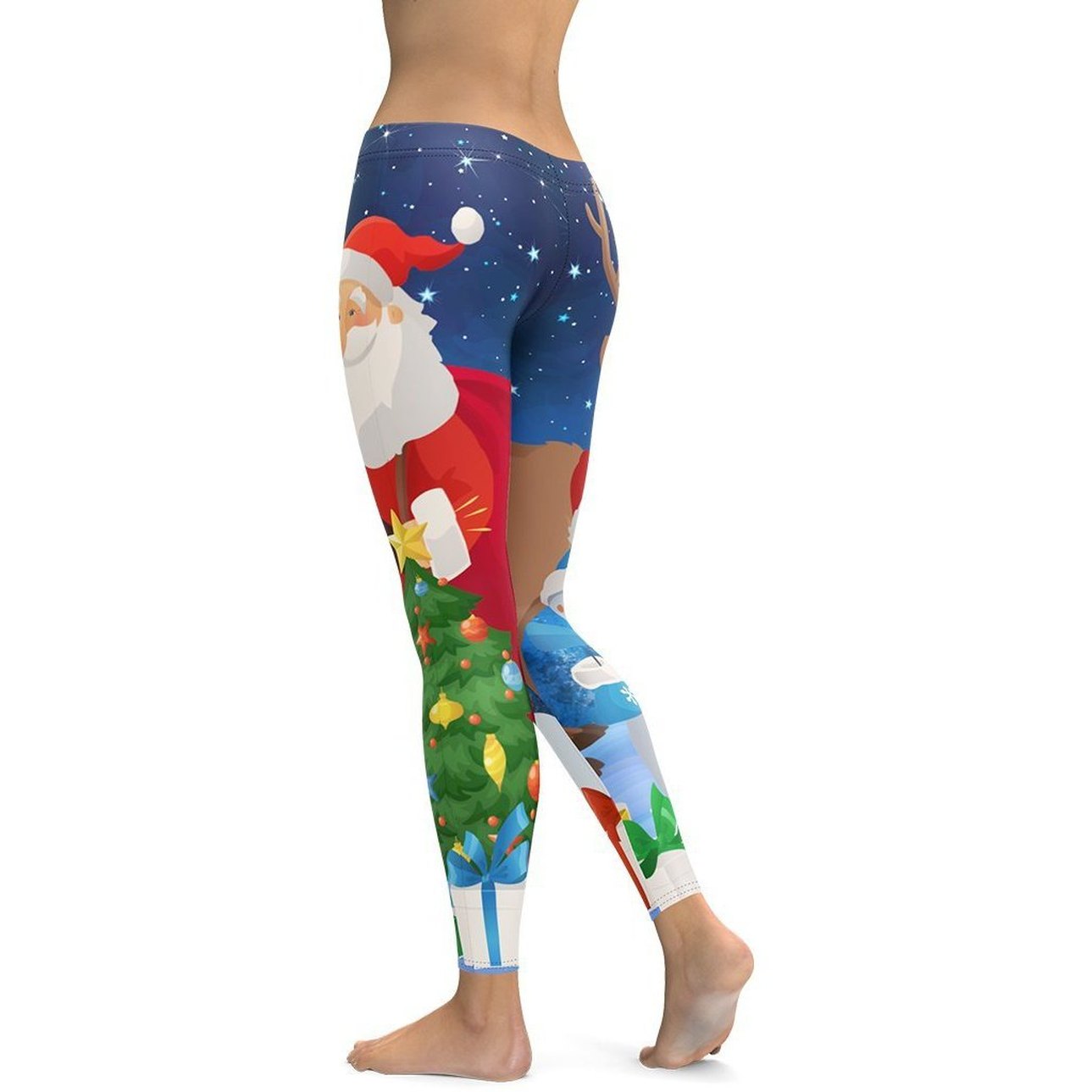 Santa Leggings - FiercePulse - Premium Workout Leggings - Yoga Pants