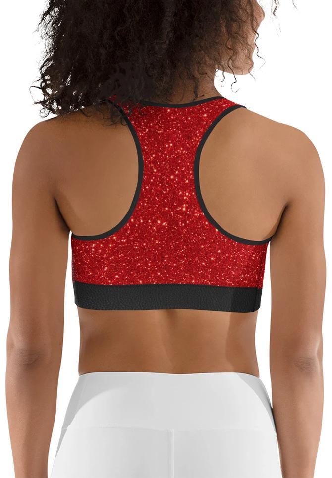 Santa's Outfit Sports Bra