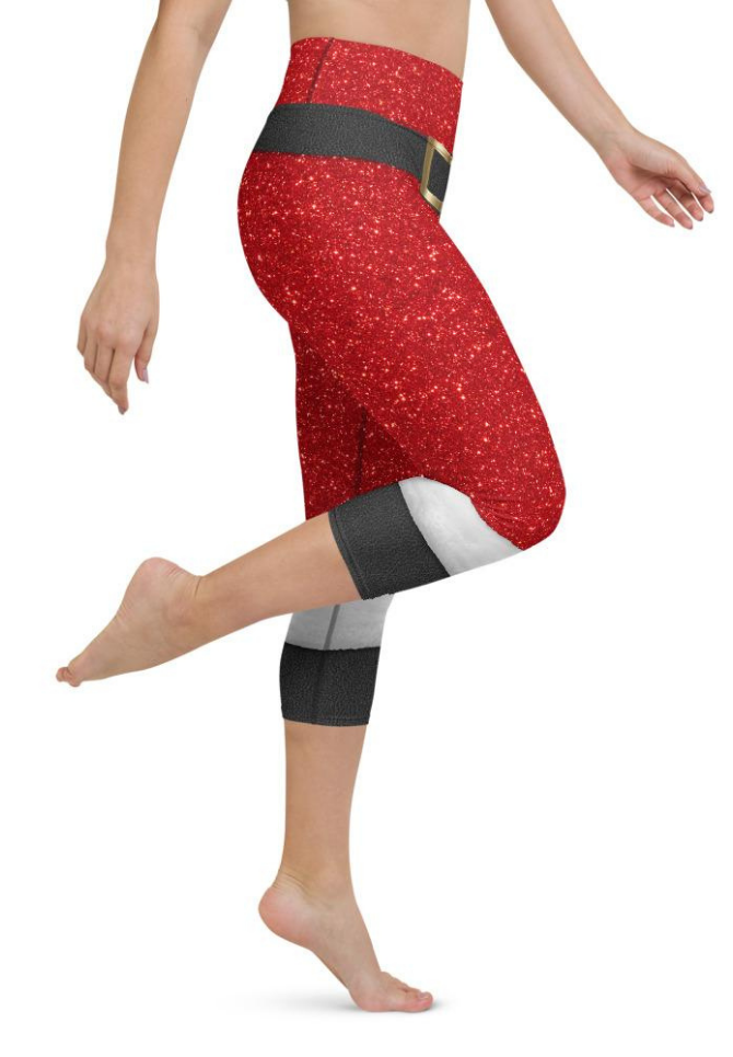 Santa's Outfit Yoga Capris