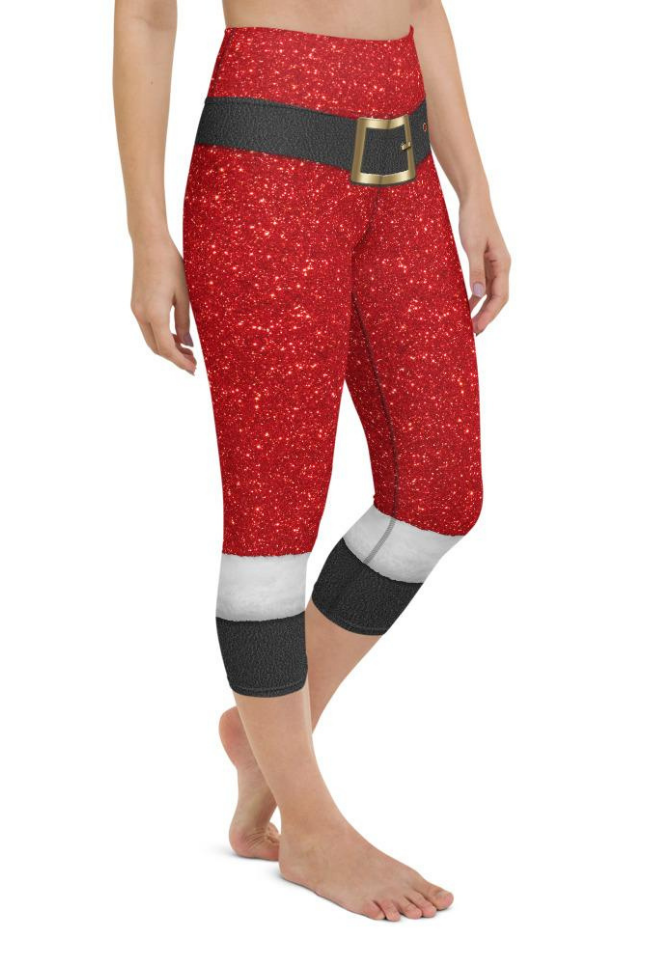 Santa's Outfit Yoga Capris
