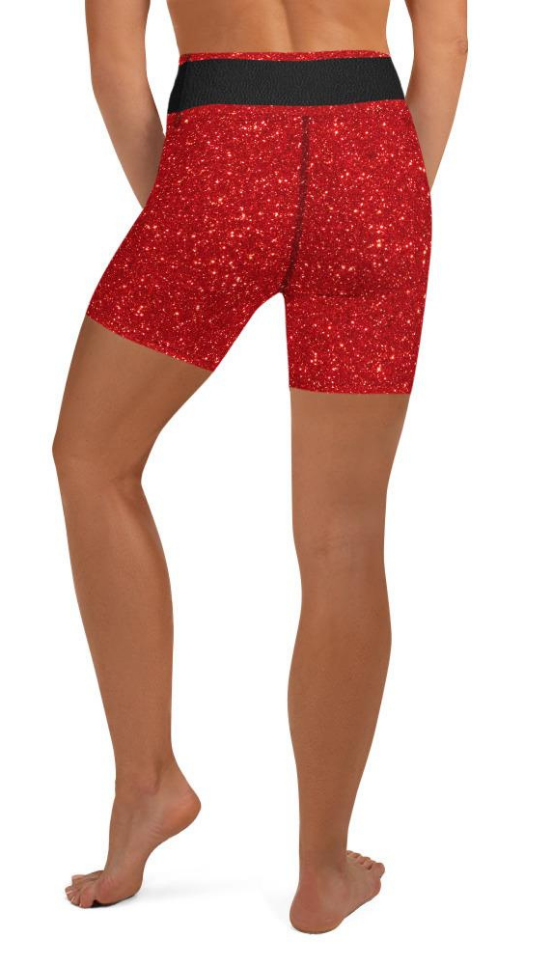 Santa's Outfit Yoga Shorts