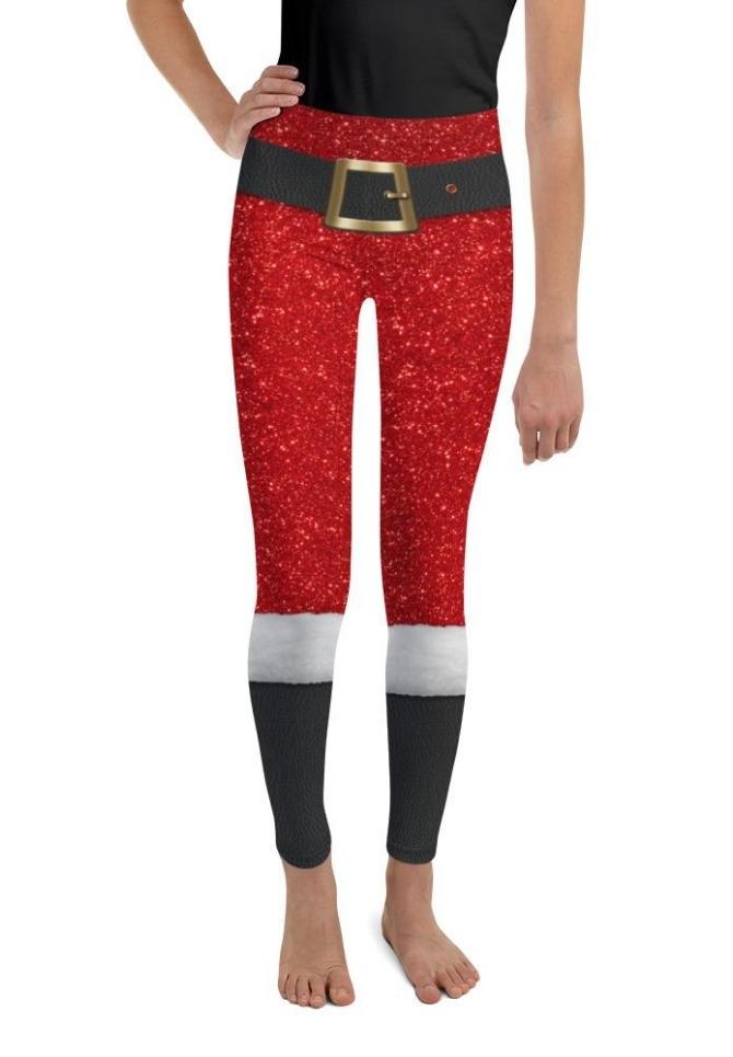 Santa's Outfit Youth Leggings