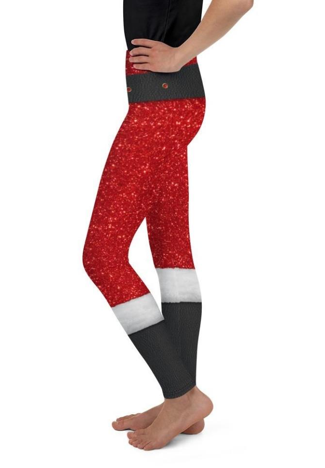 Santa's Outfit Youth Leggings