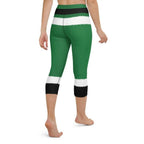 Santa's Simple Outfit Green Yoga Capris