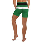 Santa's Simple Outfit Green Yoga Shorts