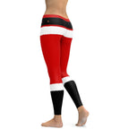 Santa's Simple Outfit Red Leggings