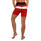 Santa's Simple Outfit Red Yoga Shorts