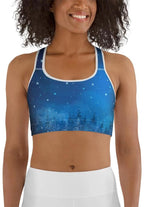 Santa Sports Bra - FiercePulse - Premium Workout Leggings - Yoga Pants