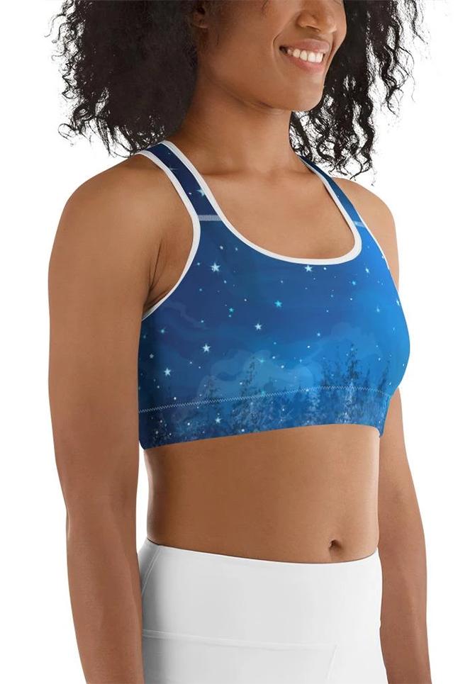 Santa Sports Bra - FiercePulse - Premium Workout Leggings - Yoga Pants