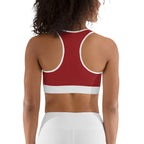Santa Stockings Christmas Sports Bra