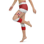 Santa Stockings Christmas Yoga Capris