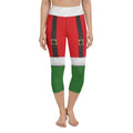 Santa Suspenders Yoga Capris