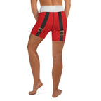 Santa Suspenders Yoga Shorts