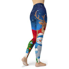 Santa Yoga Leggings - FiercePulse - Premium Workout Leggings - Yoga Pants