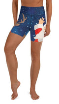 Santa Yoga Shorts