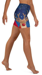 Santa Yoga Shorts