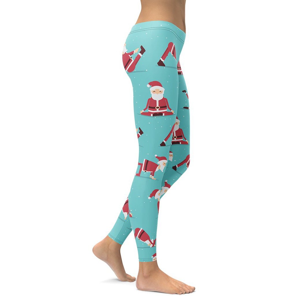 Santa Yogist Leggings - FiercePulse - Premium Workout Leggings - Yoga Pants