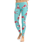 Santa Yogist Leggings - FiercePulse - Premium Workout Leggings - Yoga Pants