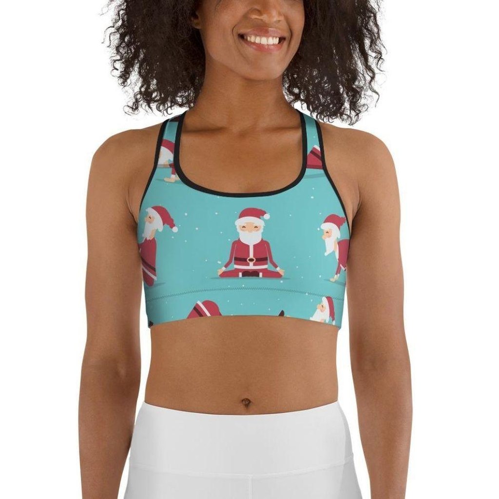 Santa Yogist Sports Bra