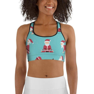 Santa Yogist Sports Bra