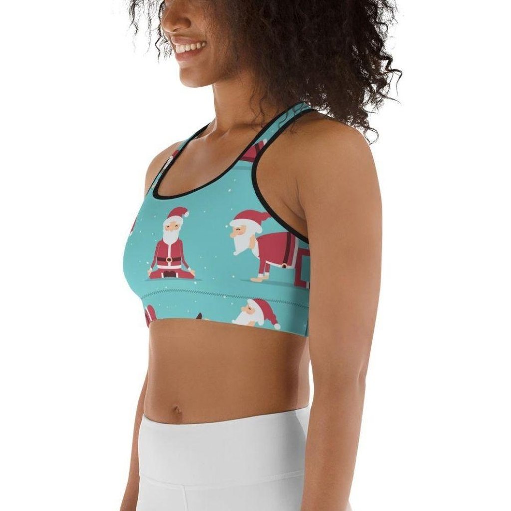 Santa Yogist Sports Bra