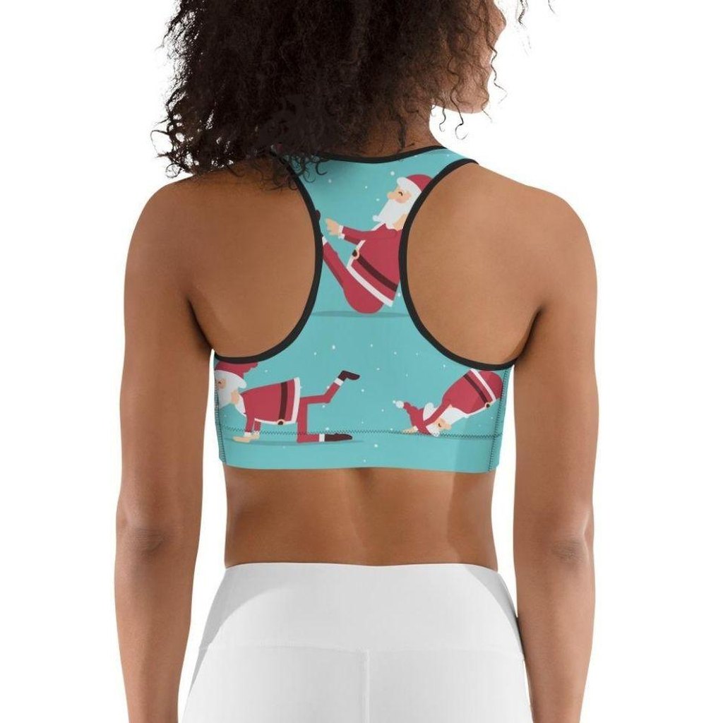Santa Yogist Sports Bra