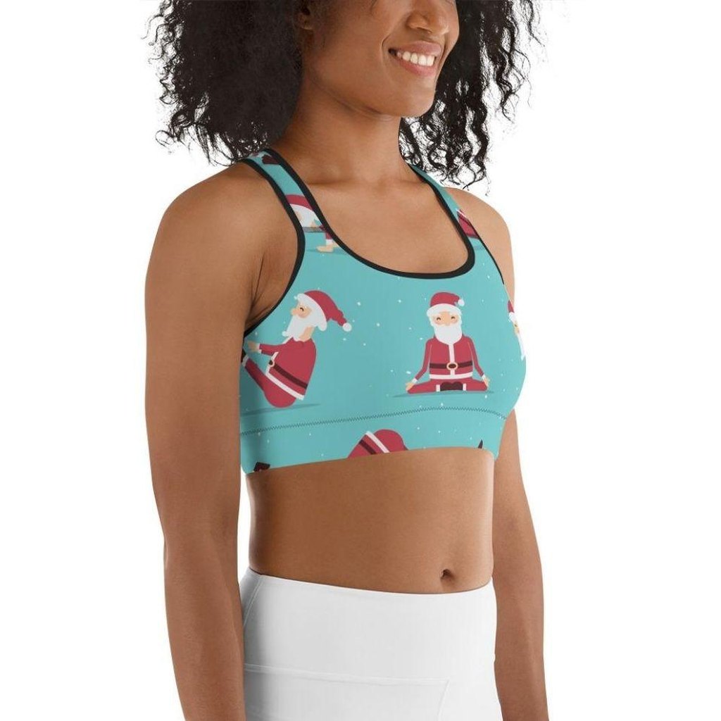 Santa Yogist Sports Bra