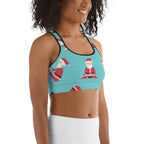 Santa Yogist Sports Bra