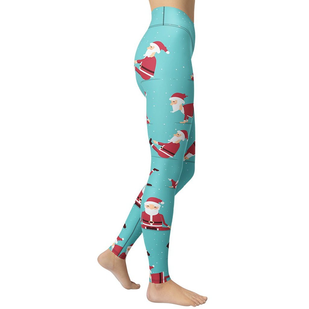 Santa Yogist Yoga Leggings - FiercePulse - Premium Workout Leggings - Yoga Pants