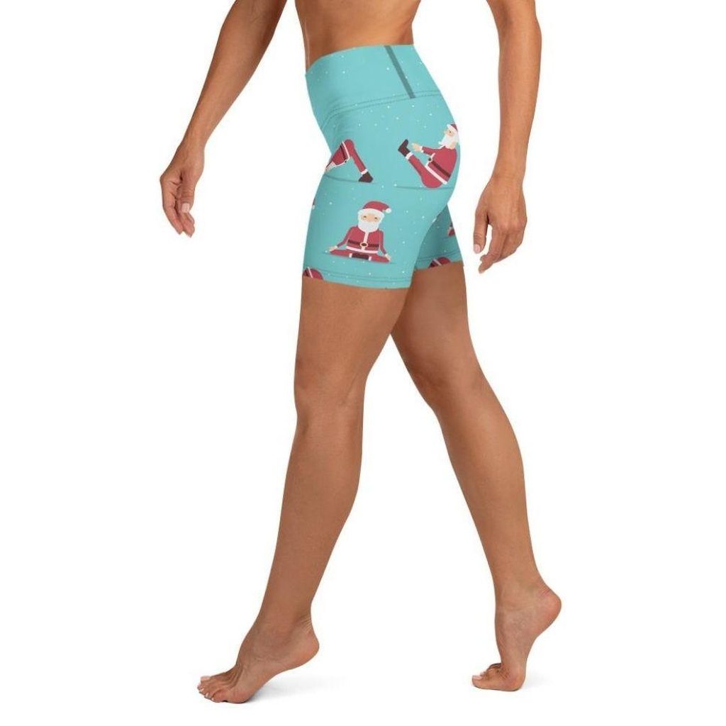 Santa Yogist Yoga Shorts