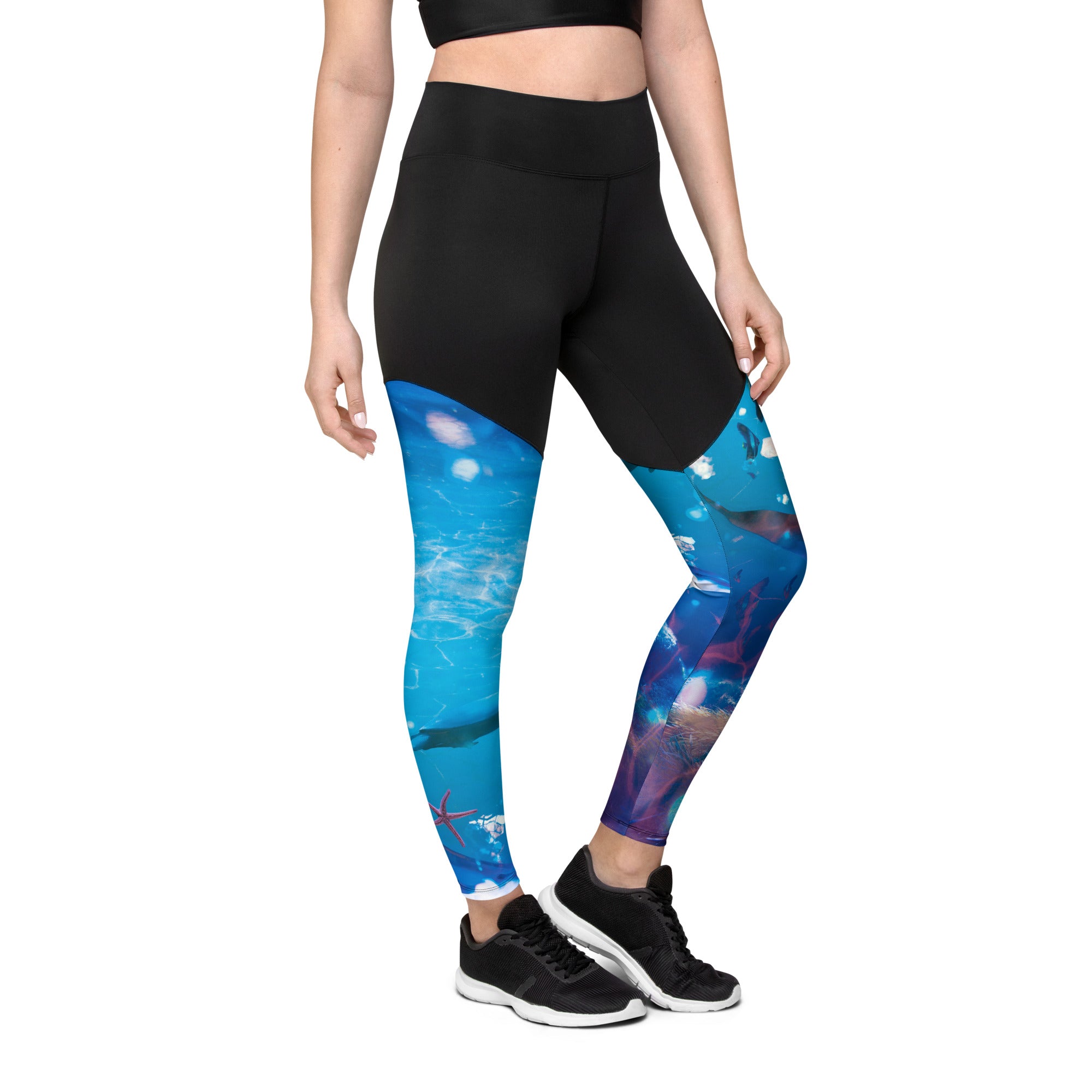 Sea World Compression Leggings