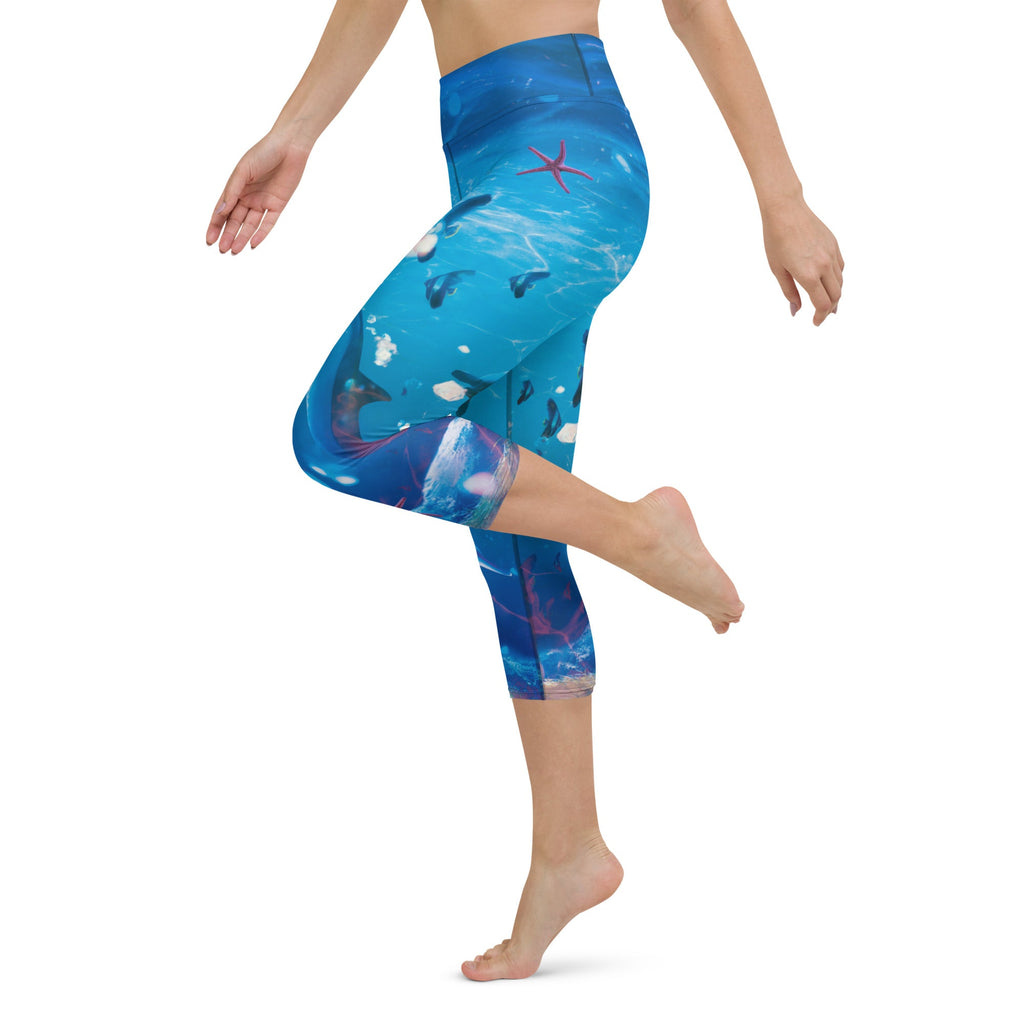 Sea World Yoga Capris