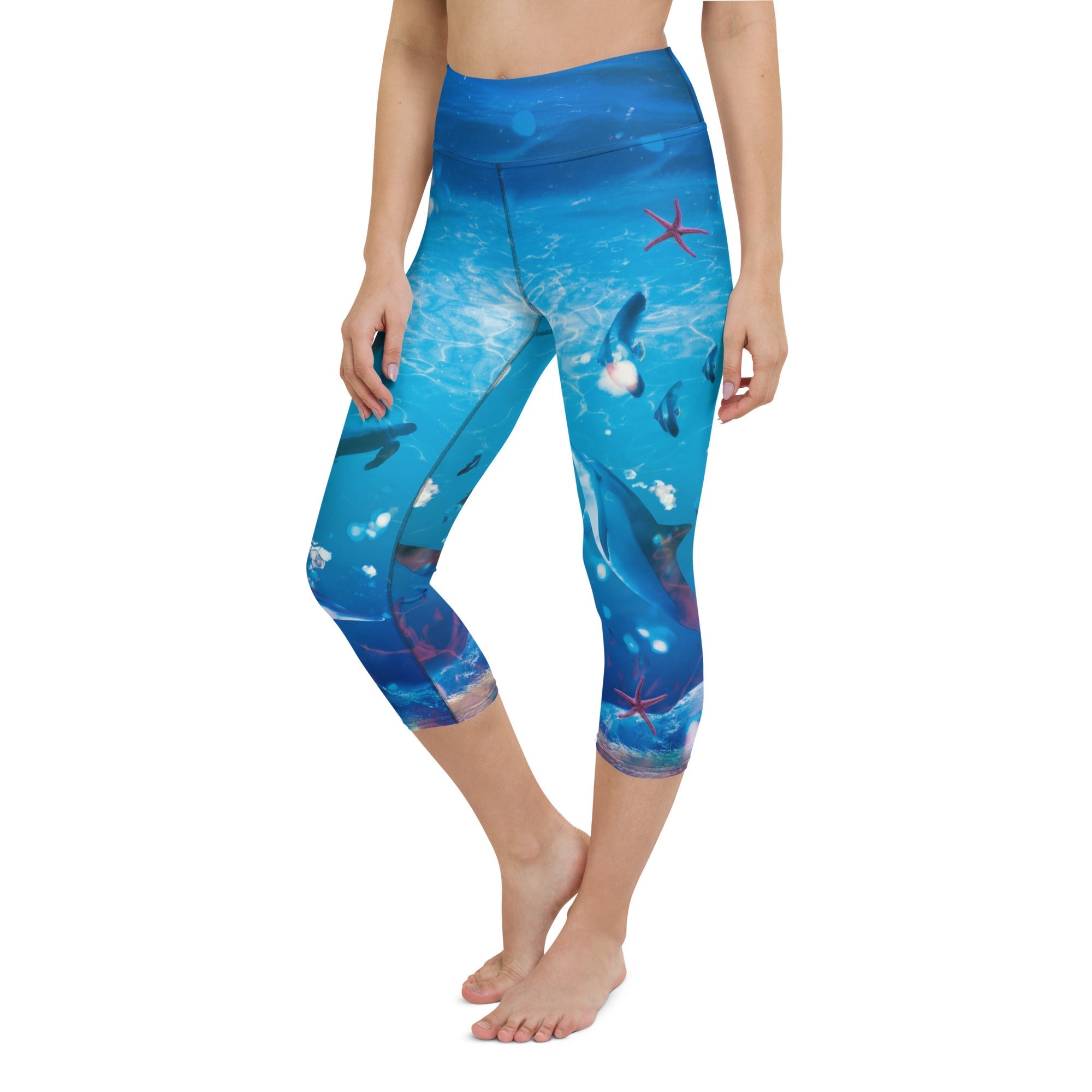 Sea World Yoga Capris