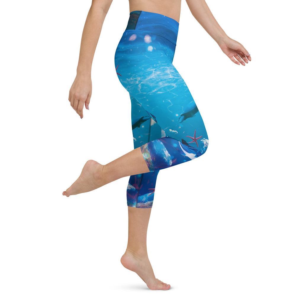 Sea World Yoga Capris