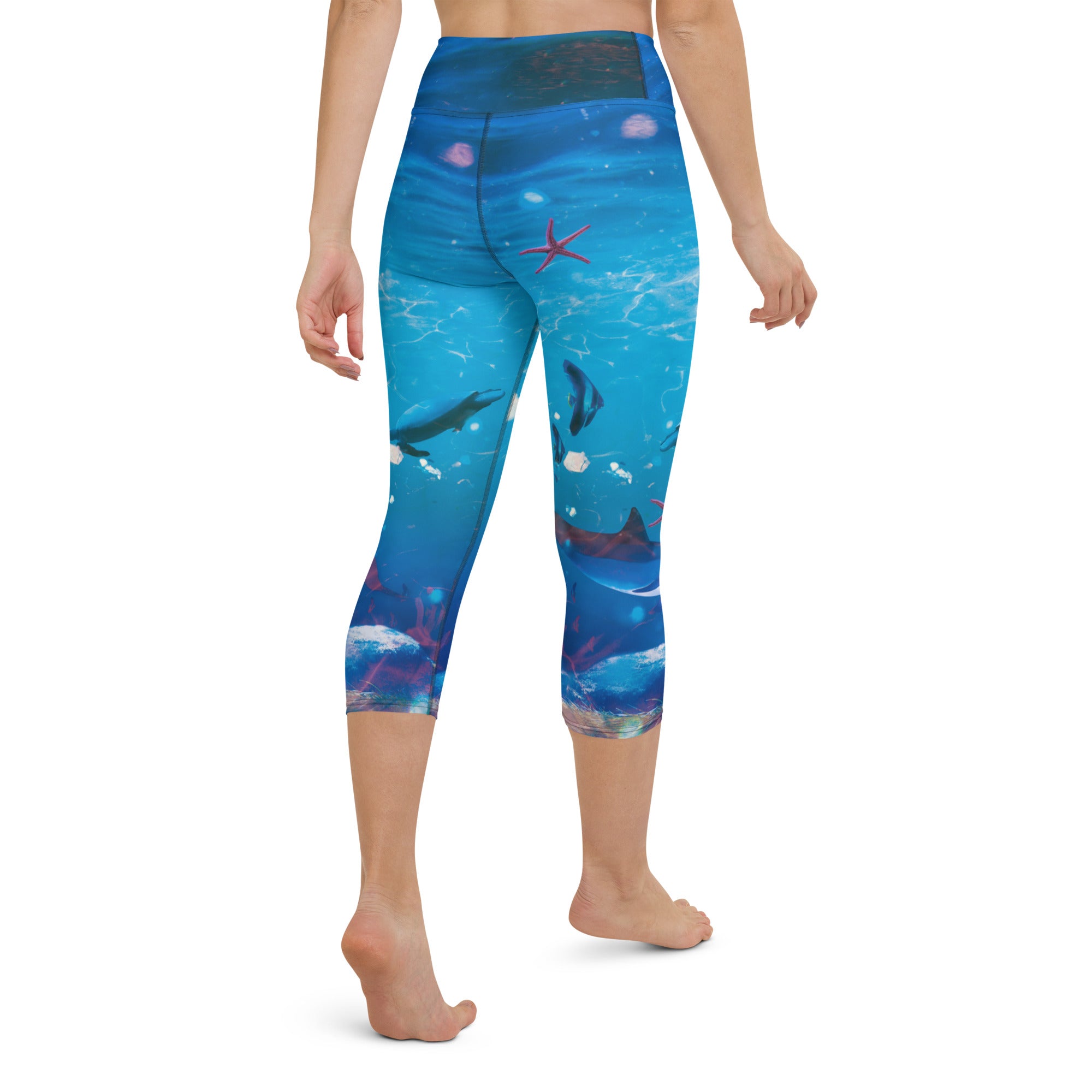 Sea World Yoga Capris