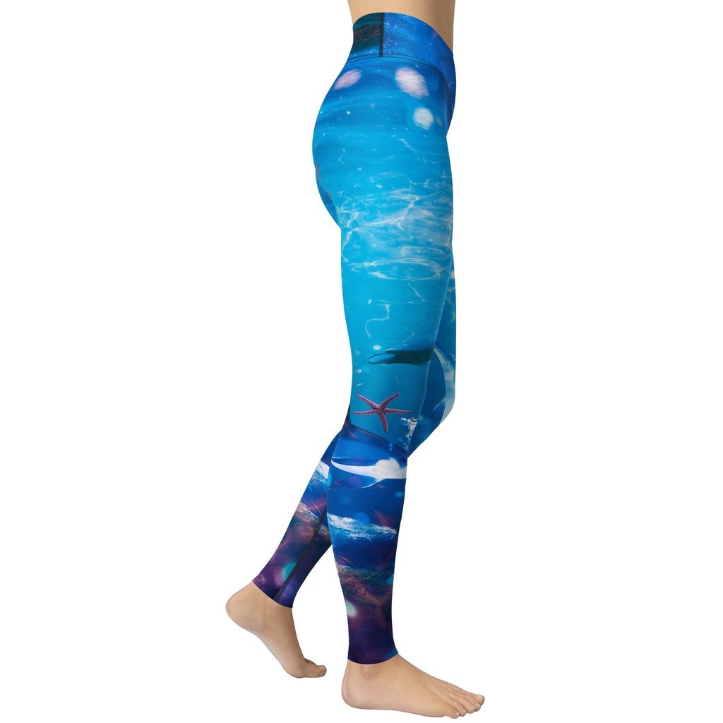 Sea World Yoga Leggings