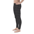Seamless Cube Pattern Men's Leggings