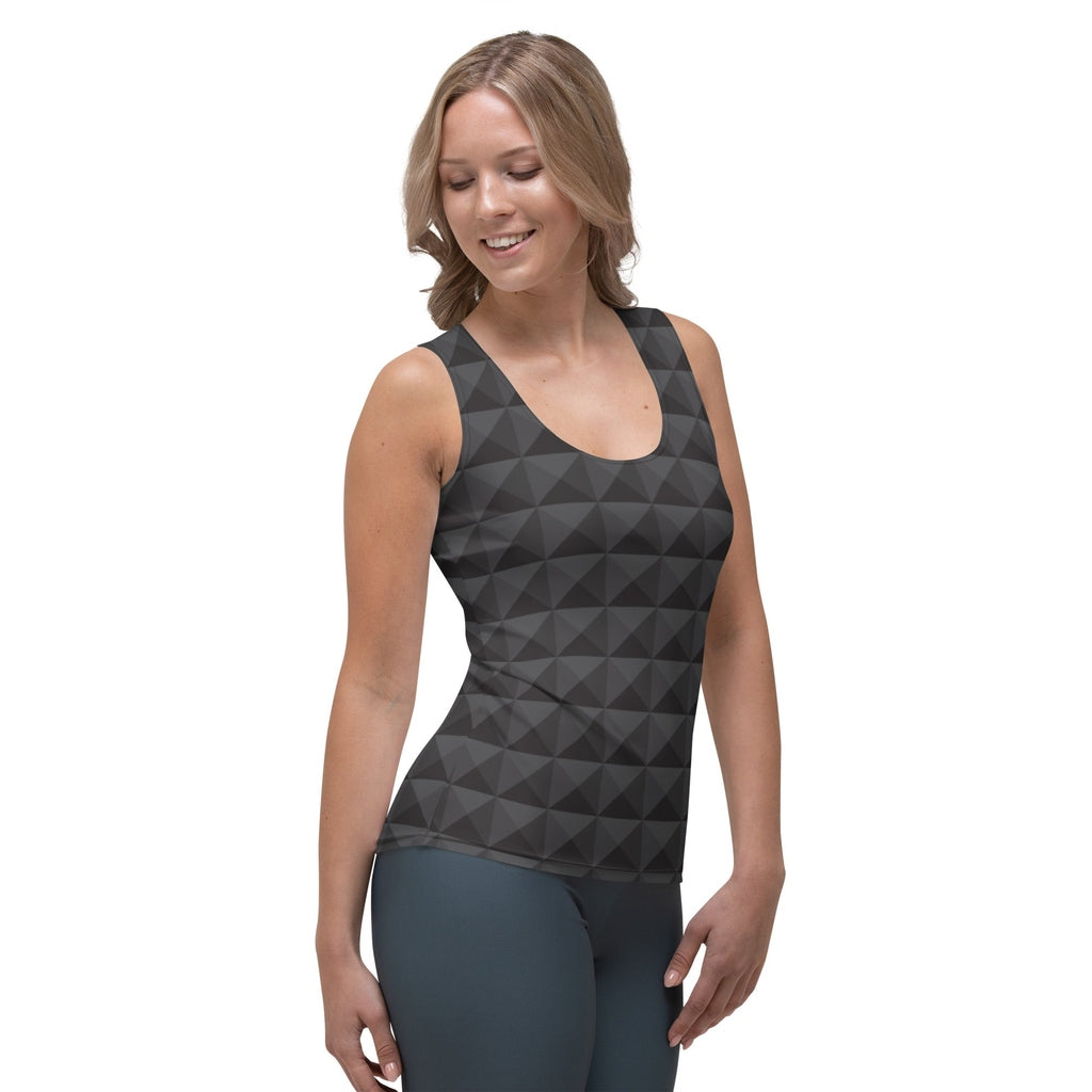 Seamless Cube Pattern Tank Top