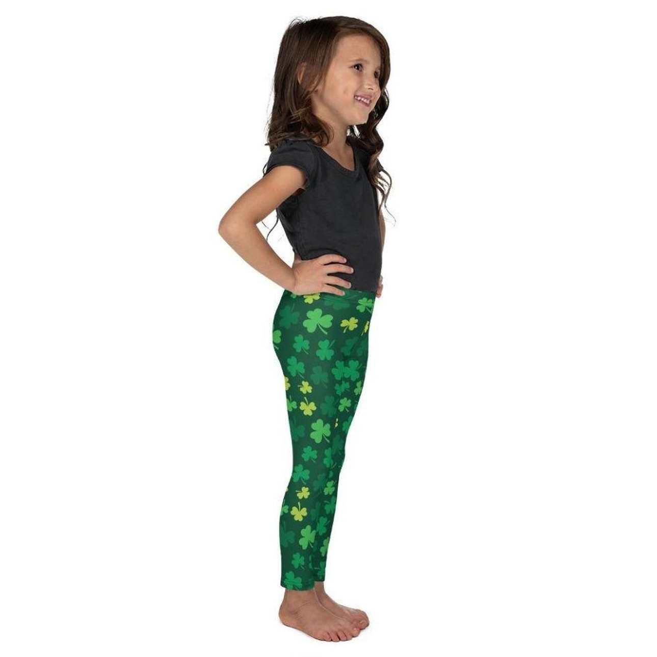 Shamrock Pattern Kid's Leggings
