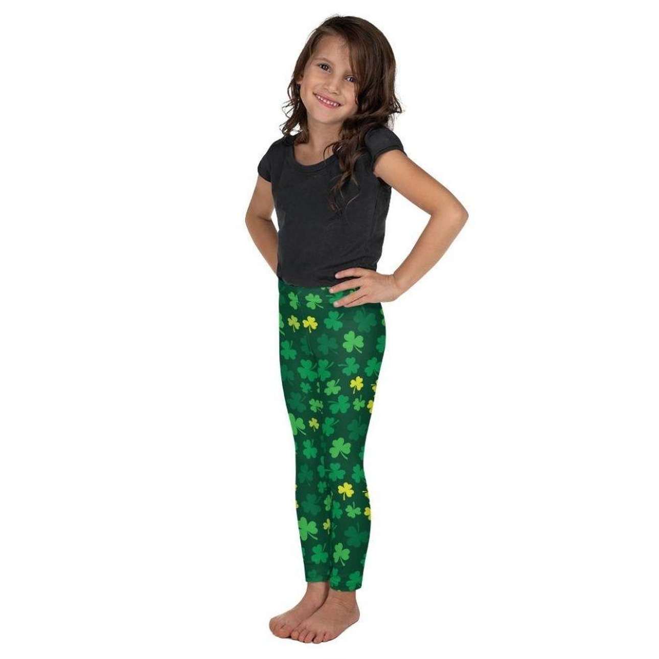 Shamrock Pattern Kid's Leggings