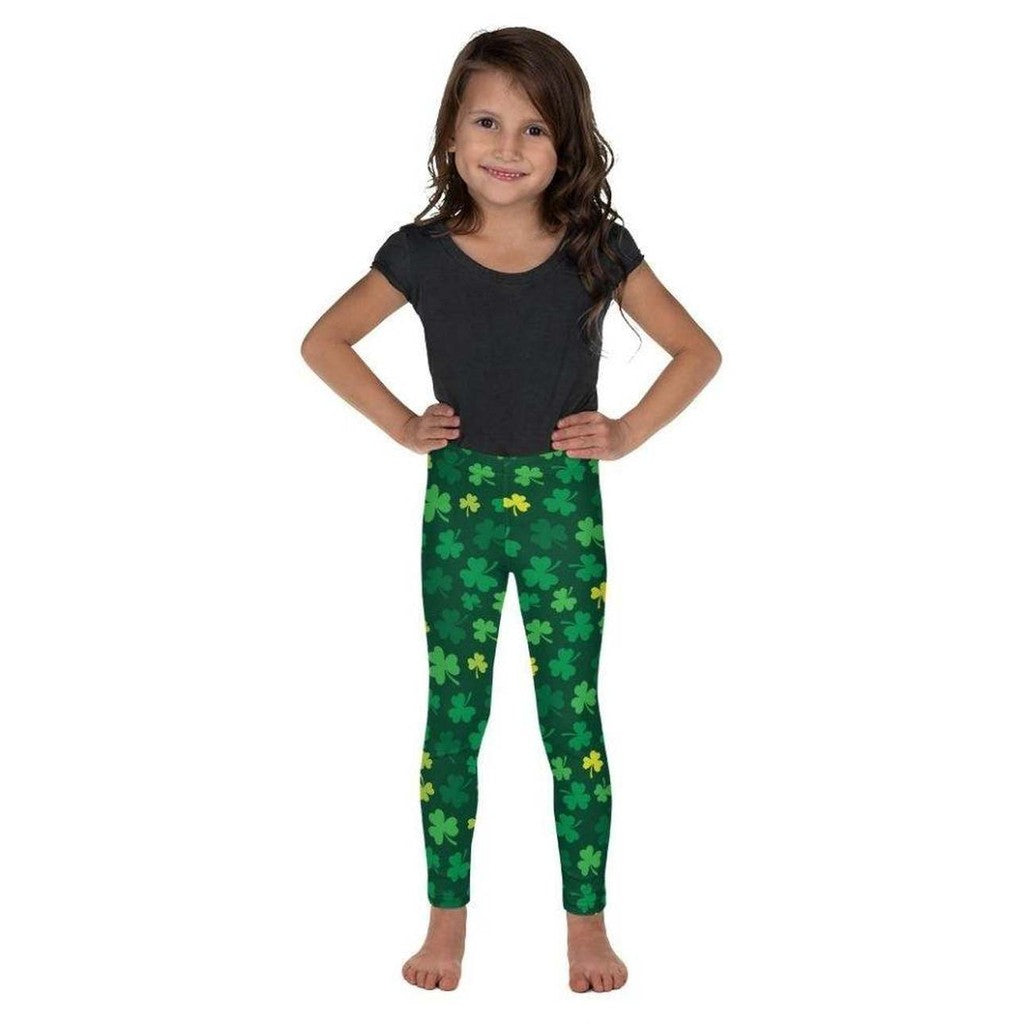 Shamrock Pattern Kid's Leggings