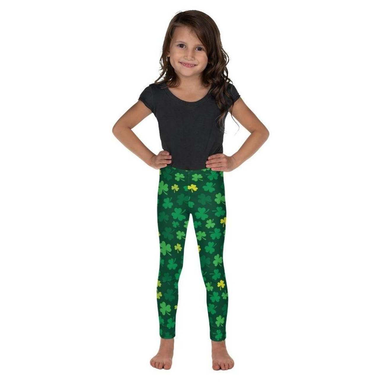Shamrock Pattern Kid's Leggings