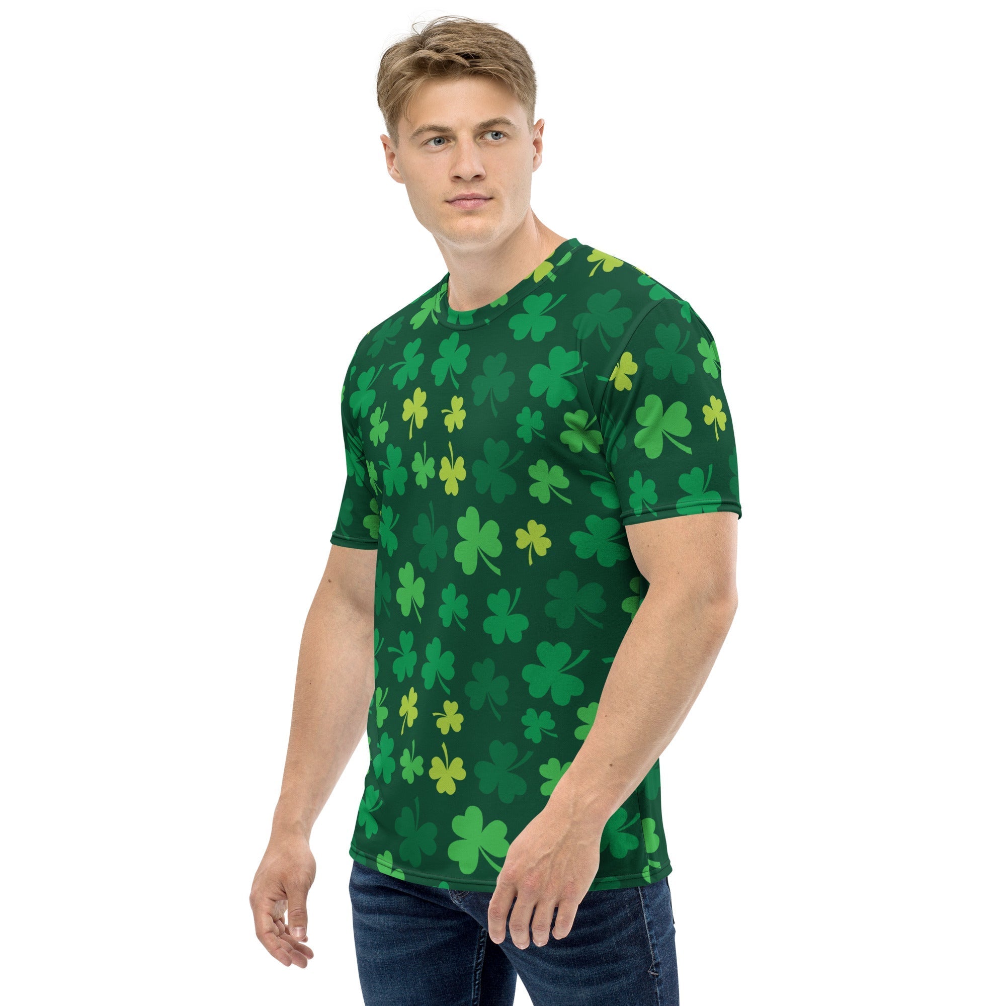 Shamrock Pattern Men's T-shirt