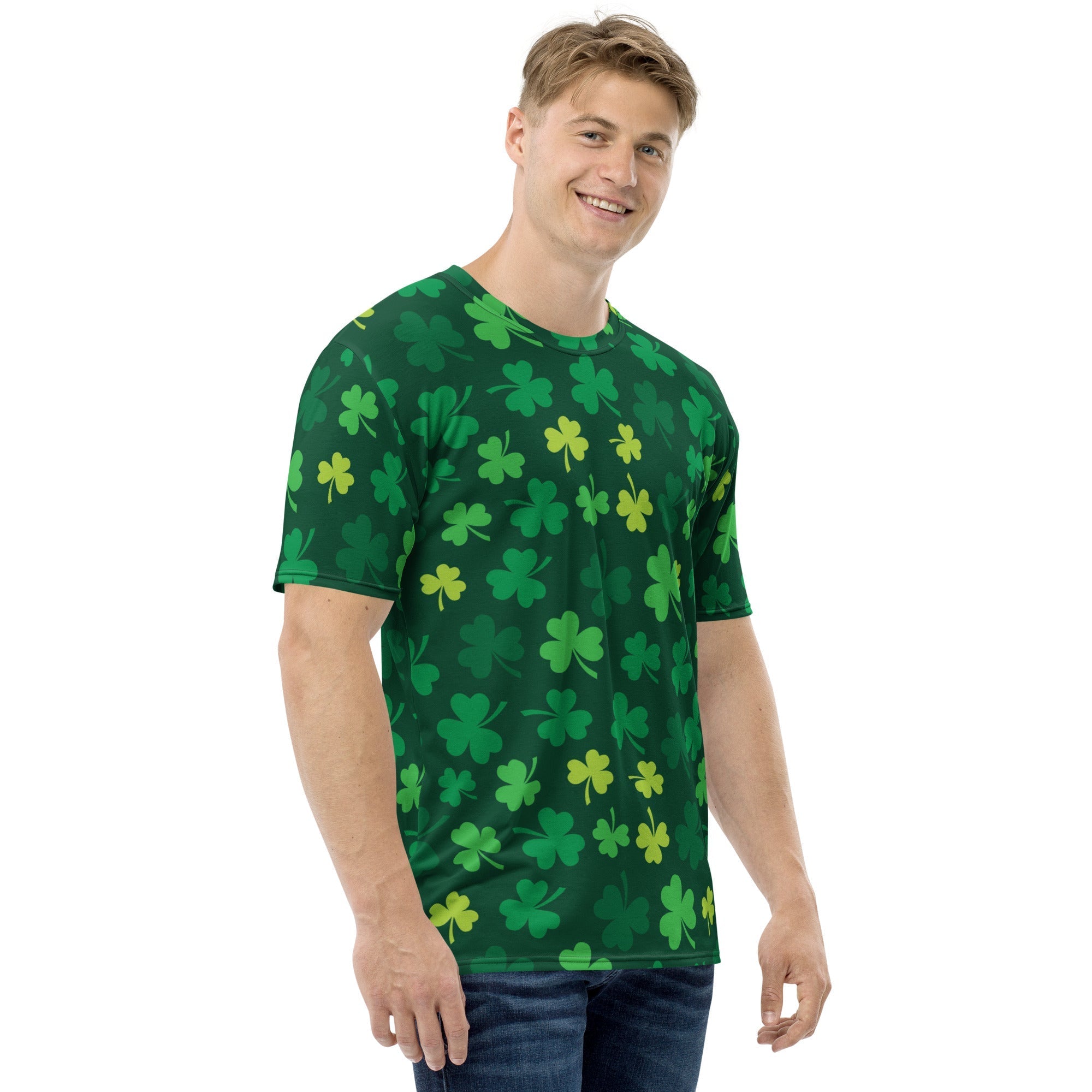 Shamrock Pattern Men's T-shirt