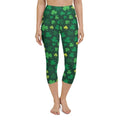 Shamrock Pattern Yoga Capris