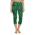 Shamrock Pattern Yoga Capris
