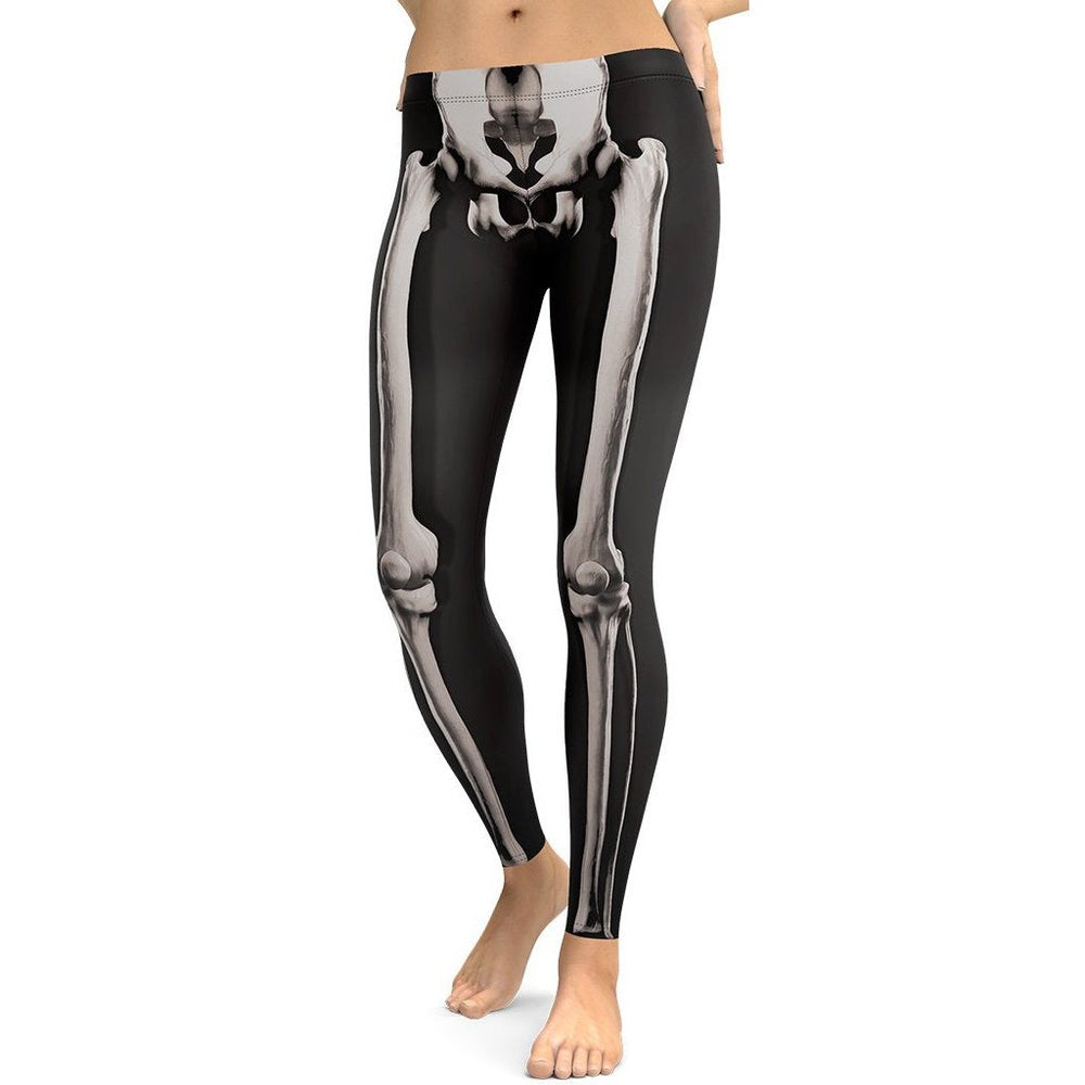 Skeleton Leggings Women's Halloween Outfits FIERCEPULSE